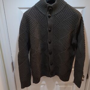 Banana Republic Olive Knit Cardigan